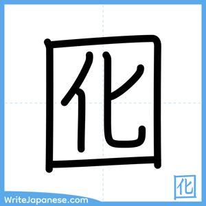 How to write "囮" - complete stroke order