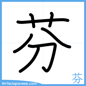 How to write "芬" - complete stroke order